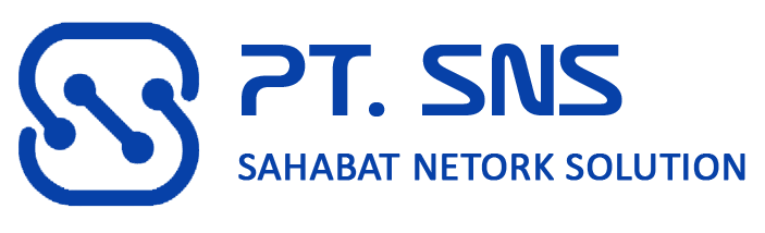 Logo Biru PT SNS Sahabat Network Solution